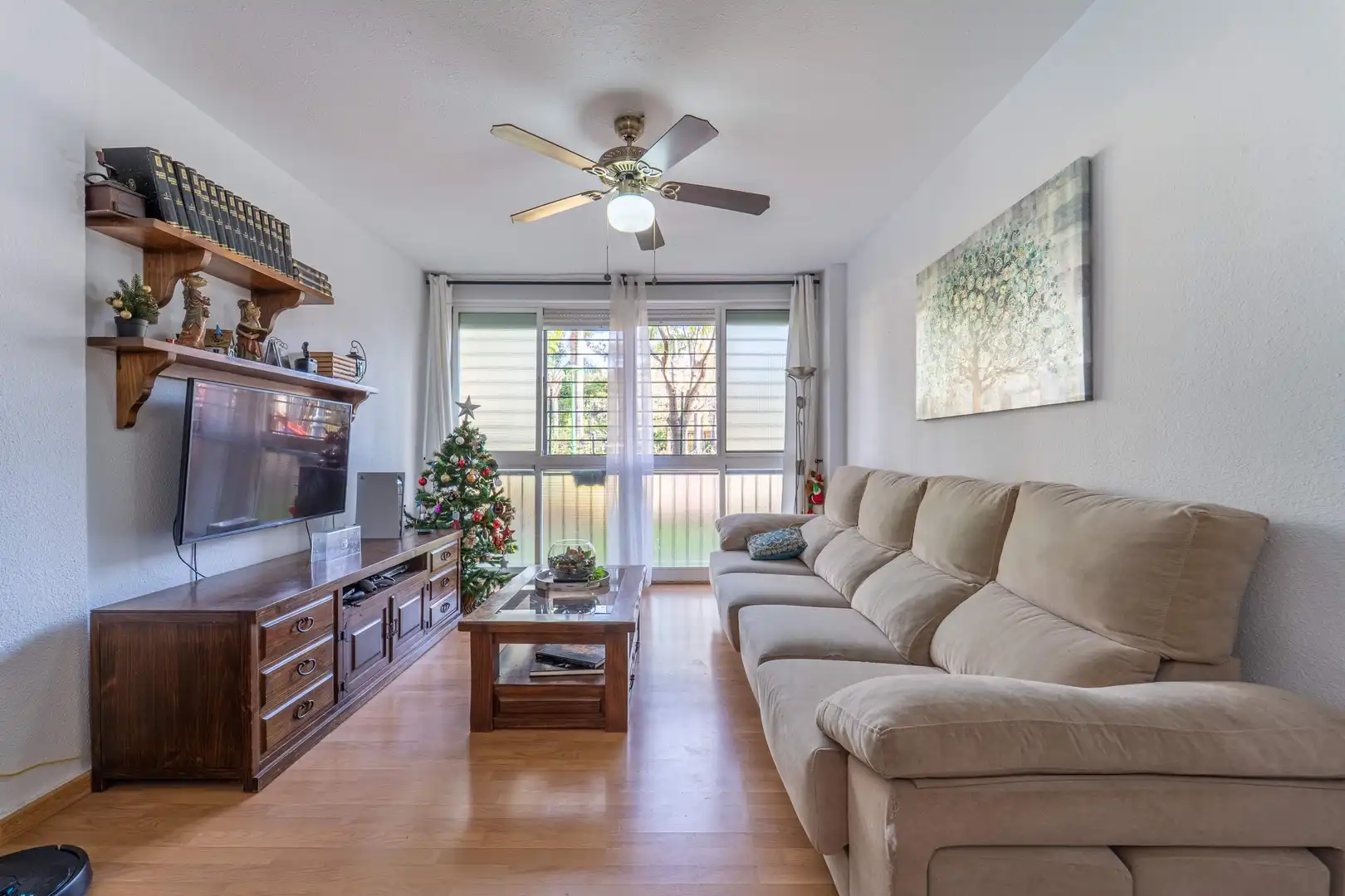 Sala de estar de Piso en venta en Mijas con Amueblado