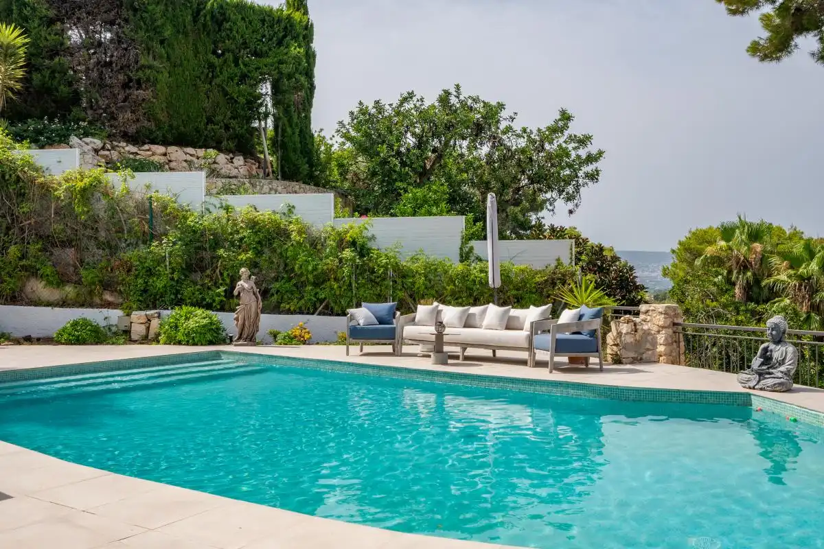 Piscina de Casa o xalet en venda en Jávea / Xàbia amb Aire condicionat, Calefacció i Jardí privat