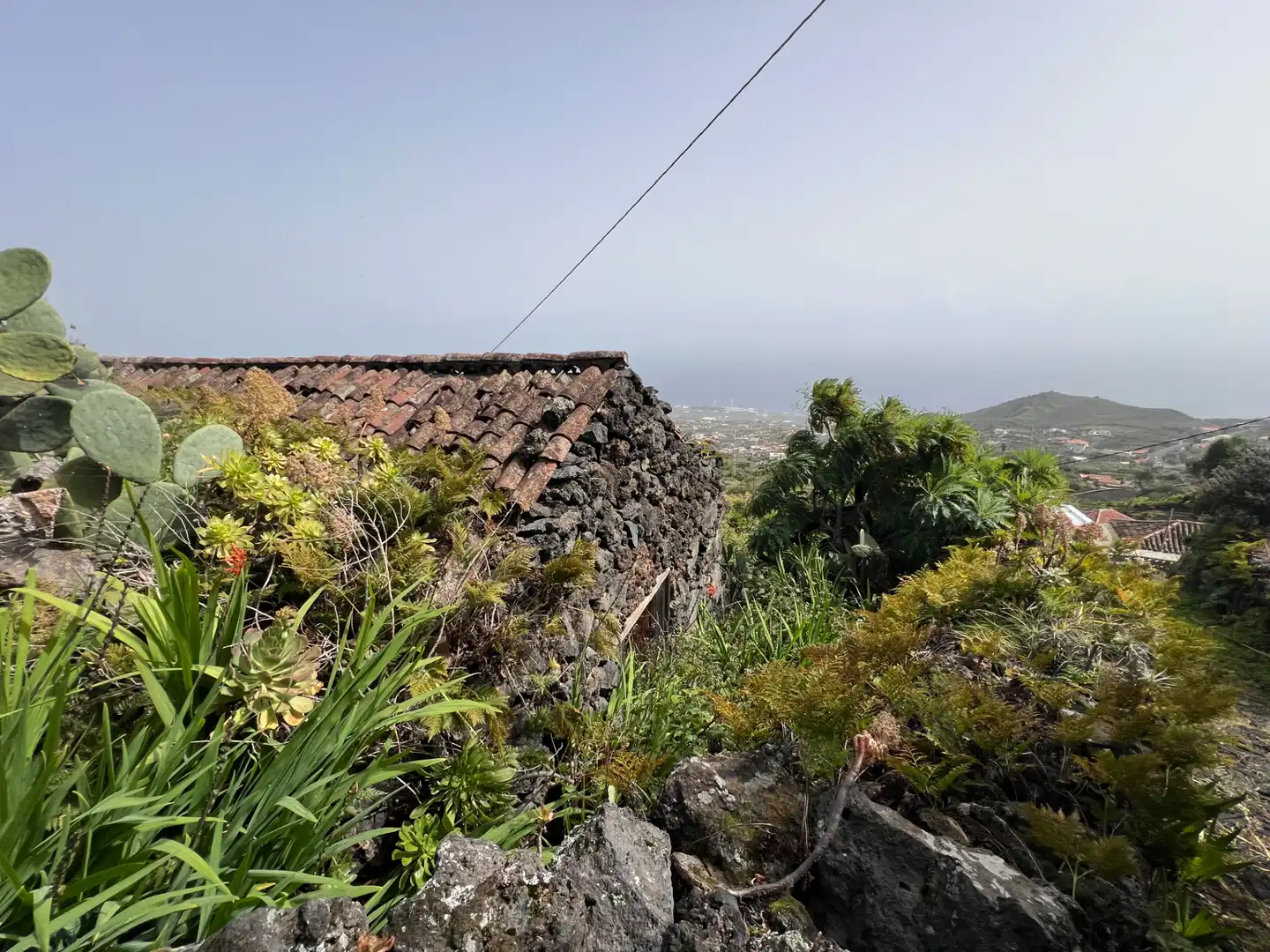 Vista exterior de Finca rústica en venda en Villa de Mazo amb Jardí privat, Traster i Moblat