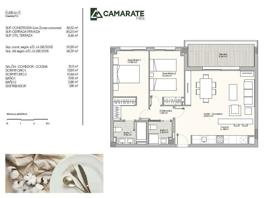 Wohnung mit Pool zum Verkauf in Urbanizacion Camarate Golf, imagen 12