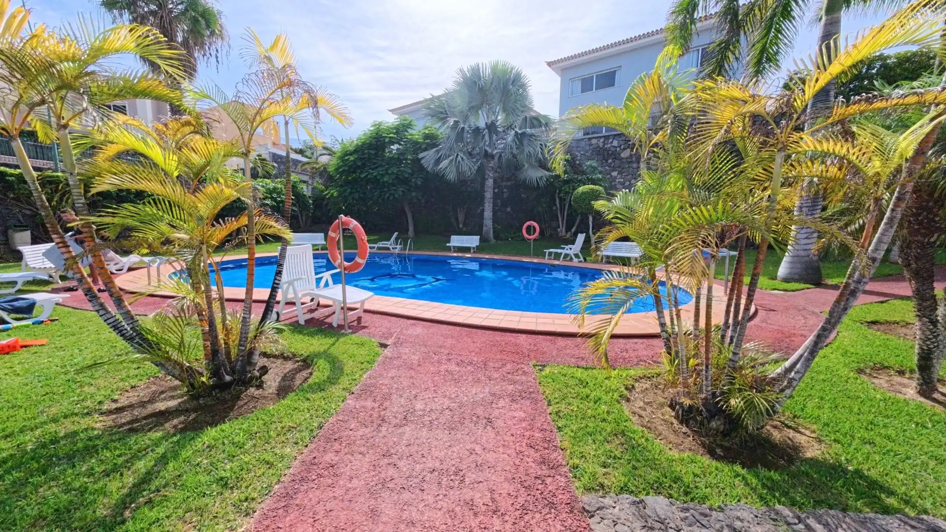 Schwimmbecken von Wohnungen zur Miete in Puerto de la Cruz mit Terrasse, Abstellraum und Möbliert