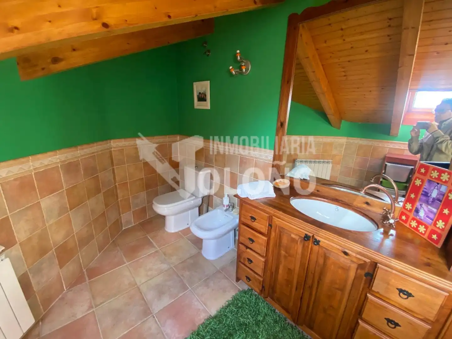 Bany de Casa adosada en venda en Leza amb Calefacció, Jardí privat i Parquet