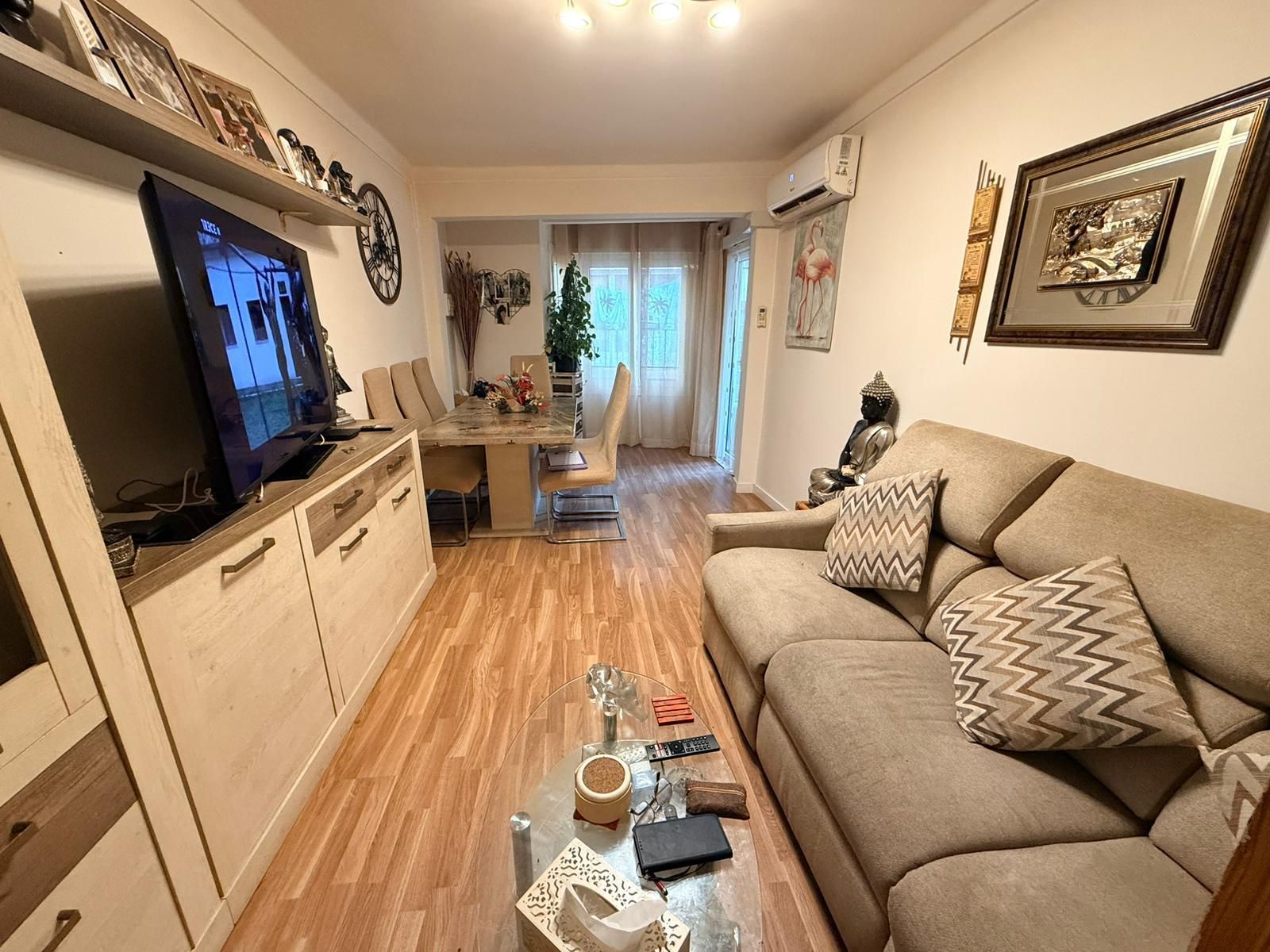 Sala de estar de Apartamento en venta en Roses con Aire acondicionado, Calefacción y Terraza