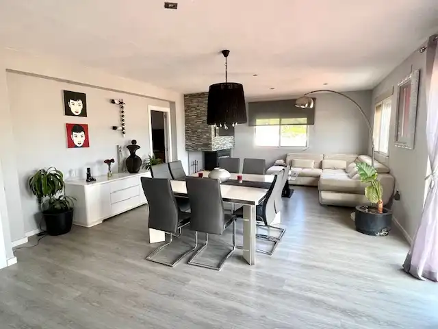 Dining room of Houses for sale in Cella  with Heating, Parquet flooring and Terrace