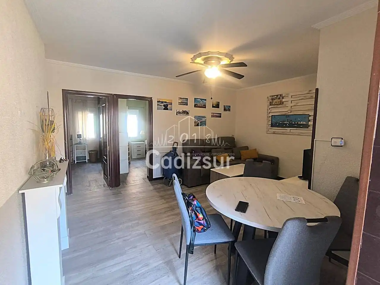Living room of Flat for rent in Cádiz  with Terrace and Furnished