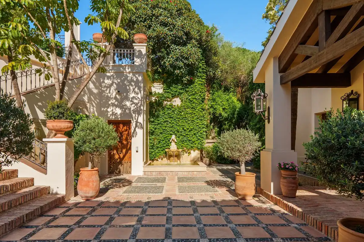 Terraza de Casa o chalet en venta en Marbella con Aire acondicionado, Jardín privado y Terraza