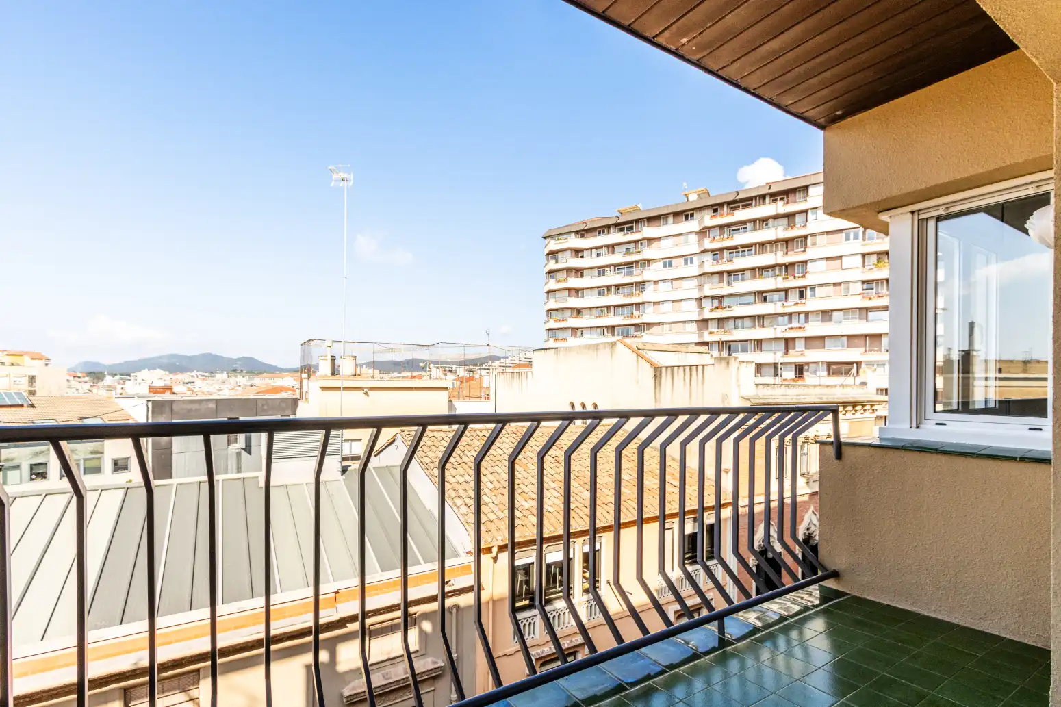Terrasse von Wohnung zum Verkauf in Terrassa mit Heizung, Parkett und Balkon