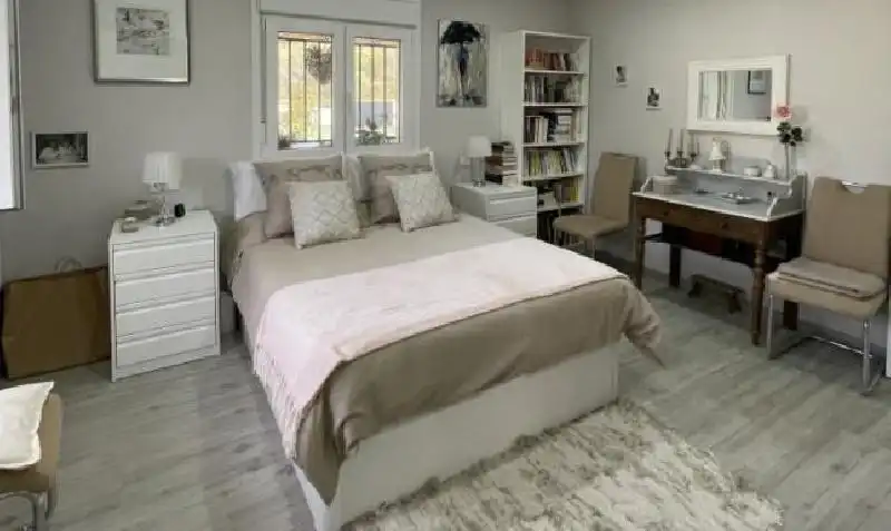 Bedroom of Houses for sale in Plasencia  with Heating, Terrace and Furnished