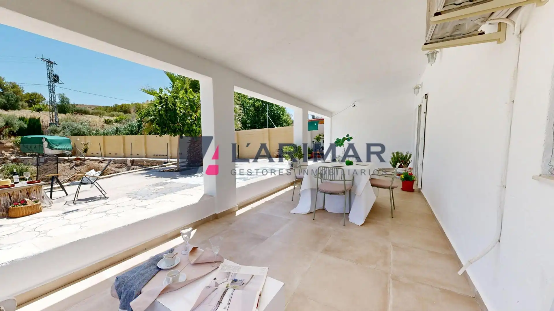Terrassa de Casa o xalet en venda en Aspe amb Aire condicionat, Calefacció i Jardí privat