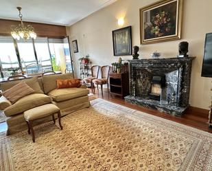Living room of Flat for sale in Oviedo   with Heating, Terrace and Storage room