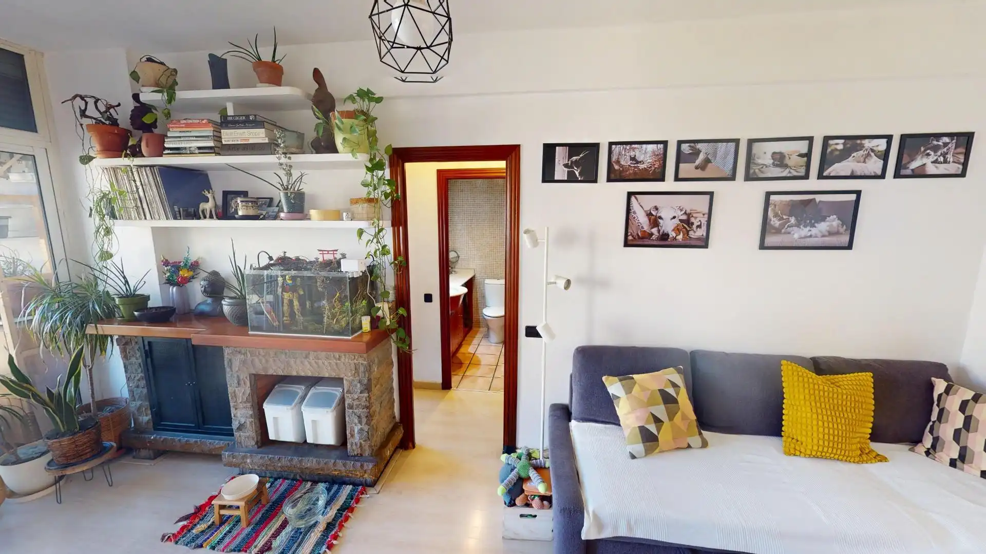 Sala de estar de Piso en venta en Barcelona con Terraza y Balcón