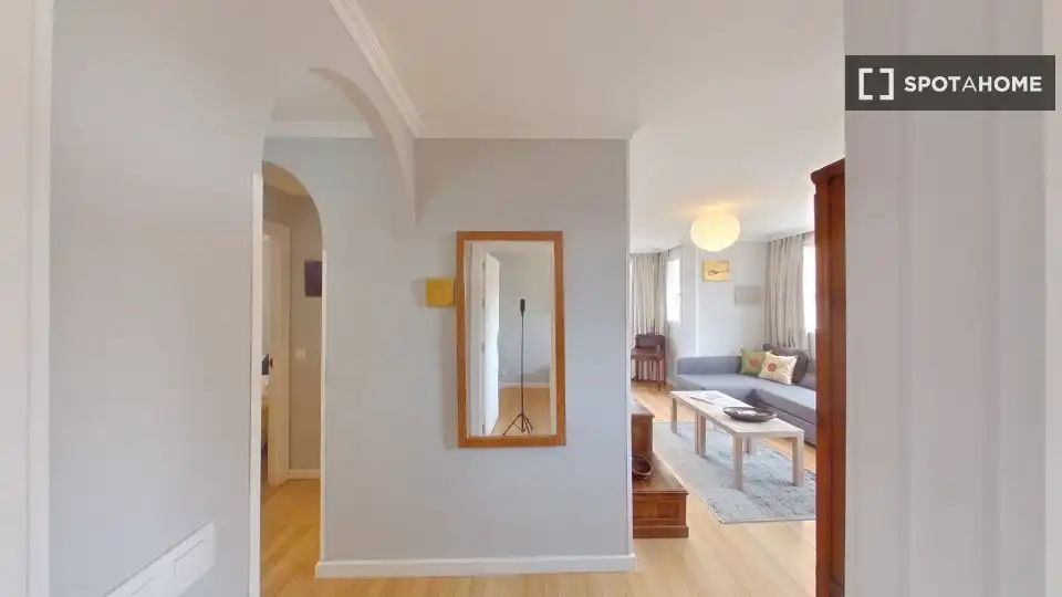 Flat for rent in Madrid  with Air Conditioner, Heating and Furnished