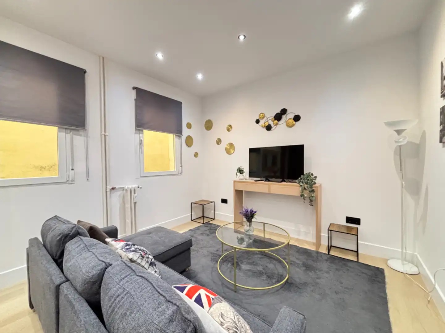 Sala de estar de Piso de alquiler en Madrid con Aire acondicionado, Calefacción y Amueblado