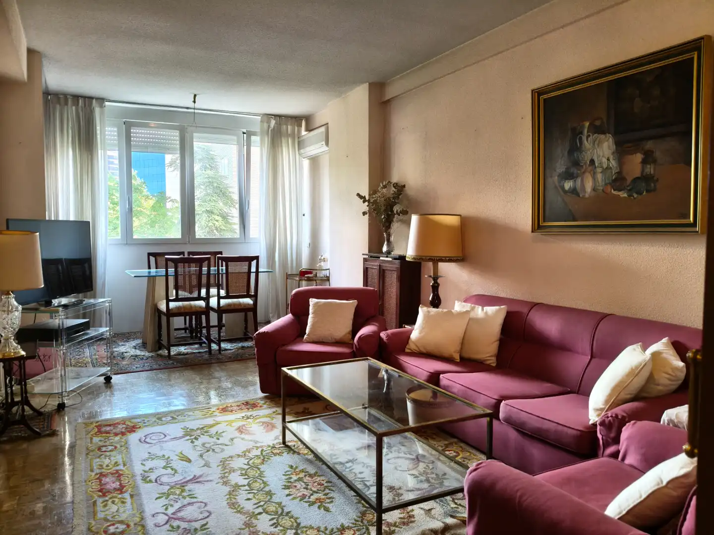Sala de estar de Piso en venta en Madrid con Aire acondicionado, Calefacción y Parquet