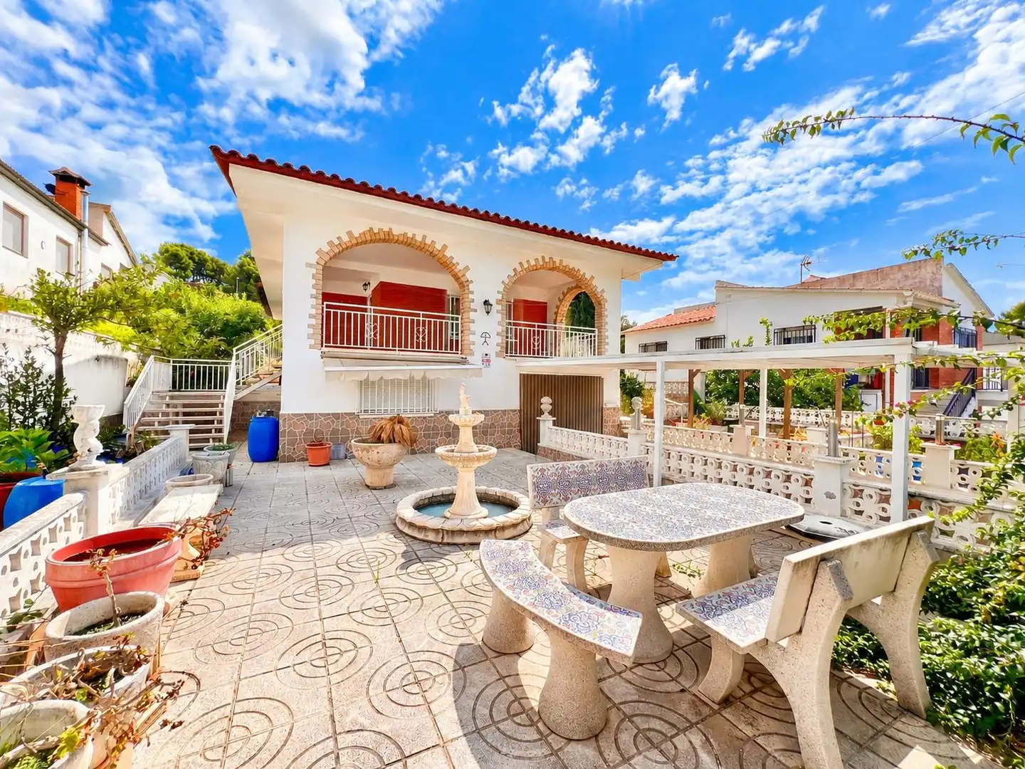 Terraza de Casa o chalet en venta en Calafell con Calefacción, Jardín privado y Terraza