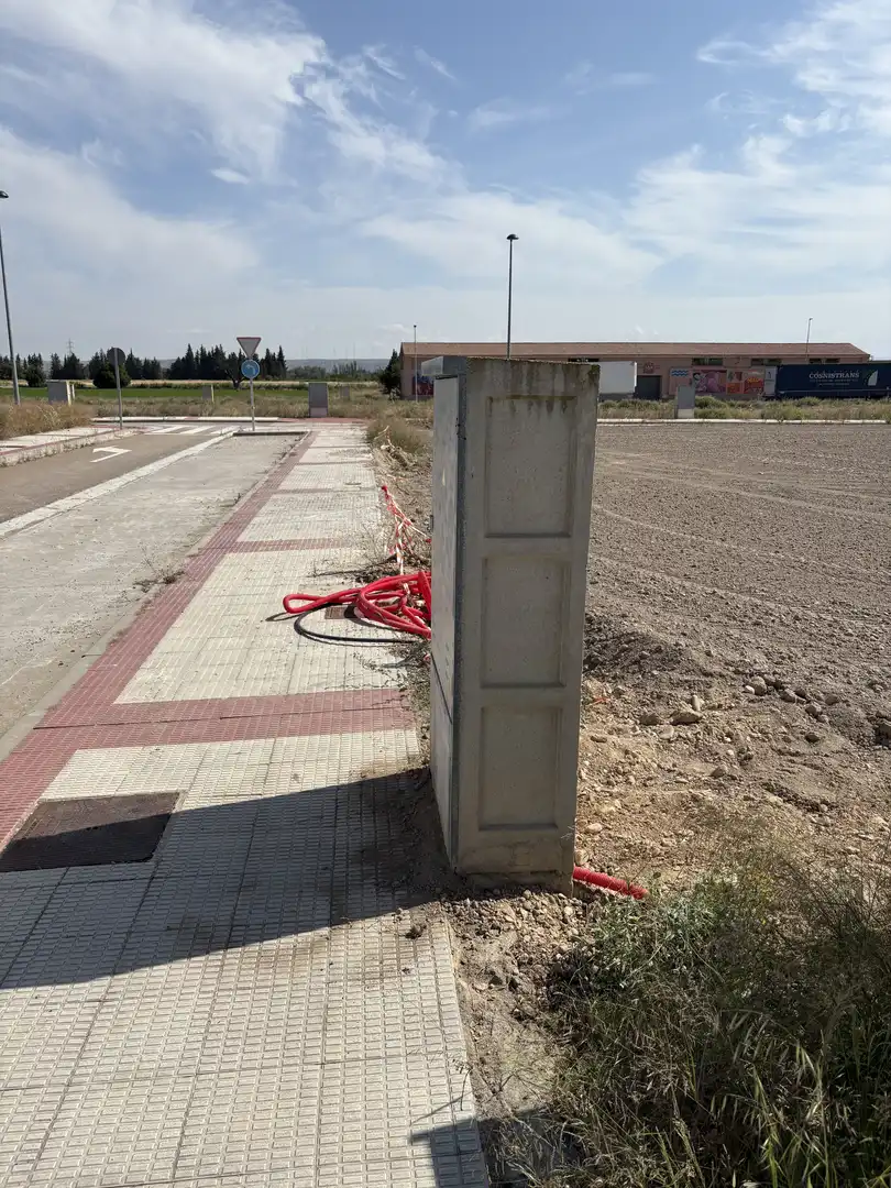 Vista exterior de Terreno en venta en El Burgo de Ebro