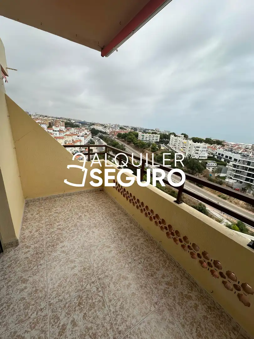 Balcony of Flat for rent in Torremolinos  with Air Conditioner, Swimming Pool and Furnished