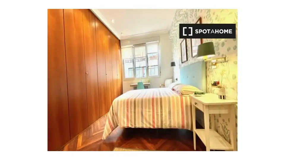 Habitación de Piso para compartir en Bilbao  con Aire acondicionado, Calefacción y Amueblado
