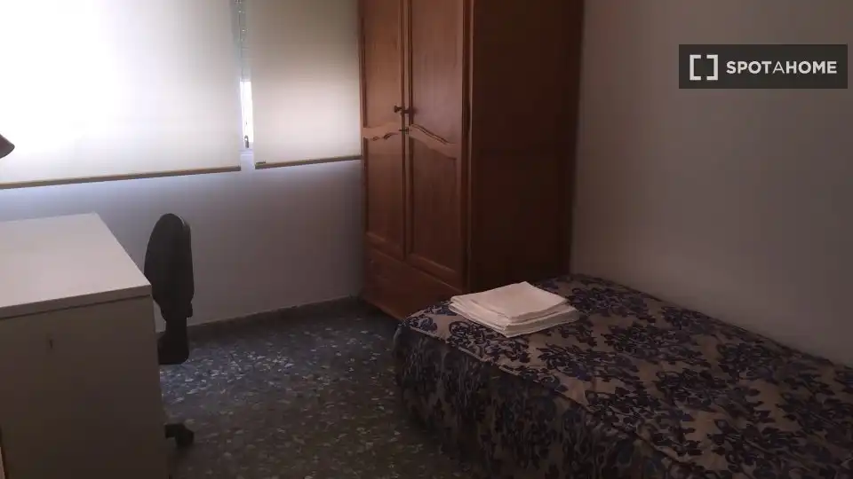Habitación de Piso para compartir en Málaga con Aire acondicionado, Calefacción y Amueblado