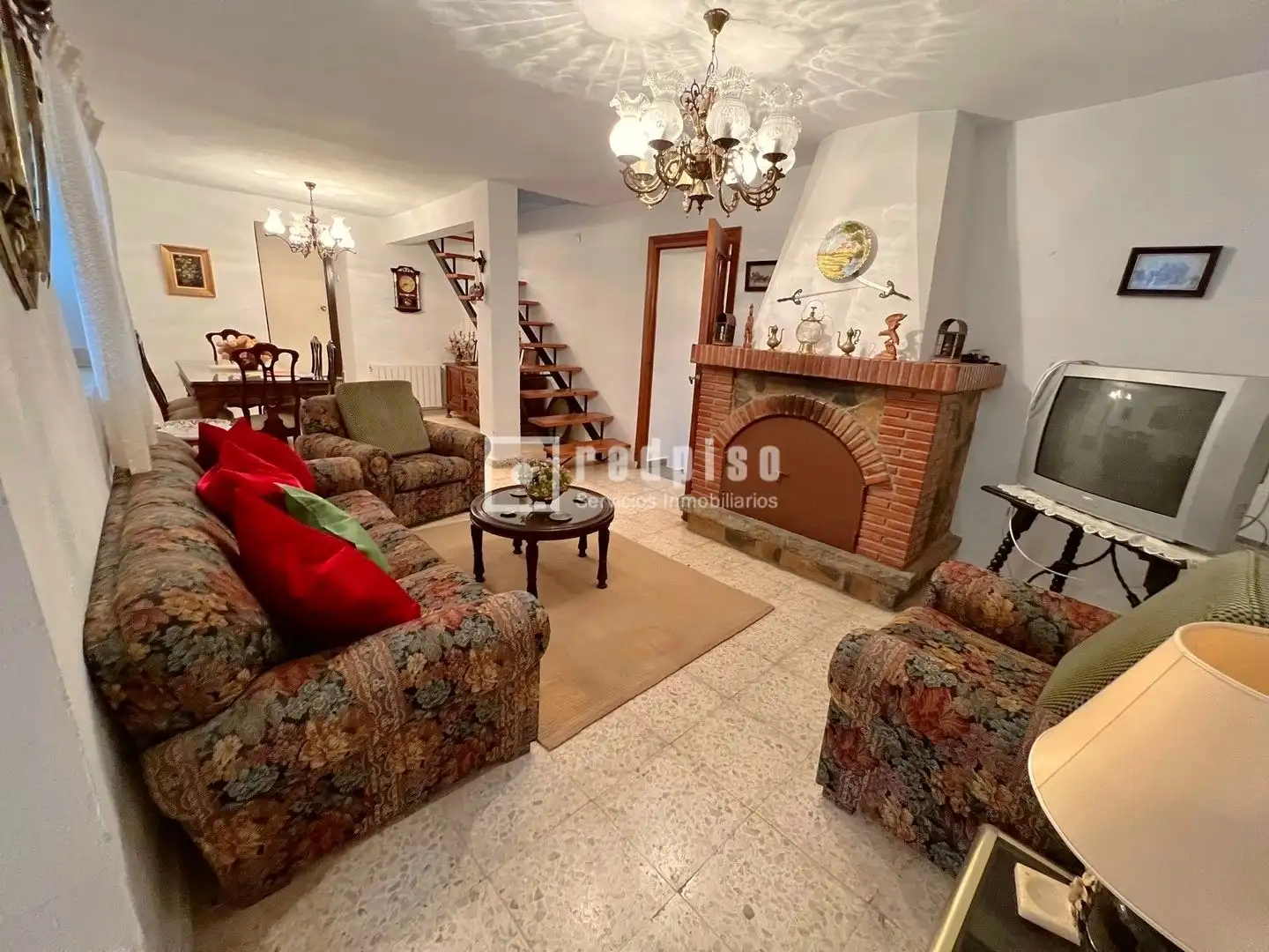 Wohnzimmer von Haus oder Chalet zum Verkauf in Casabermeja mit Privatgarten, Terrasse und Abstellraum