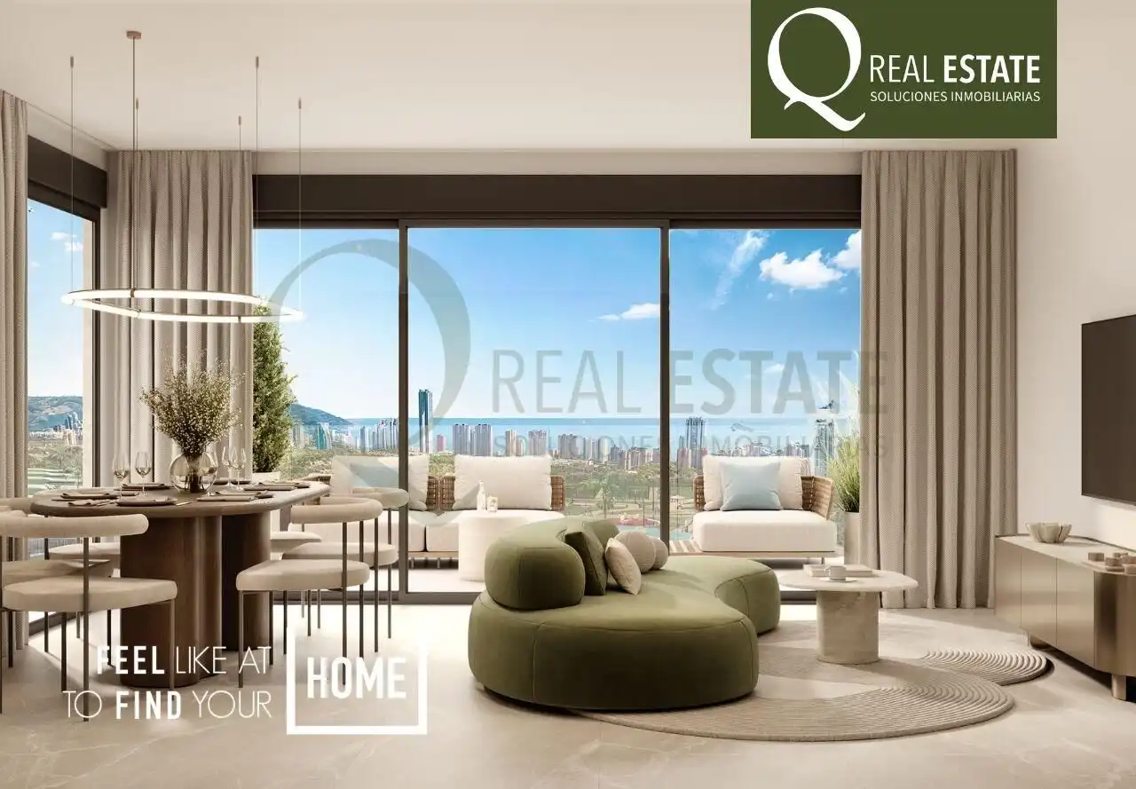 Sala de estar de Piso en venta en Altea con Aire acondicionado, Calefacción y Jardín privado