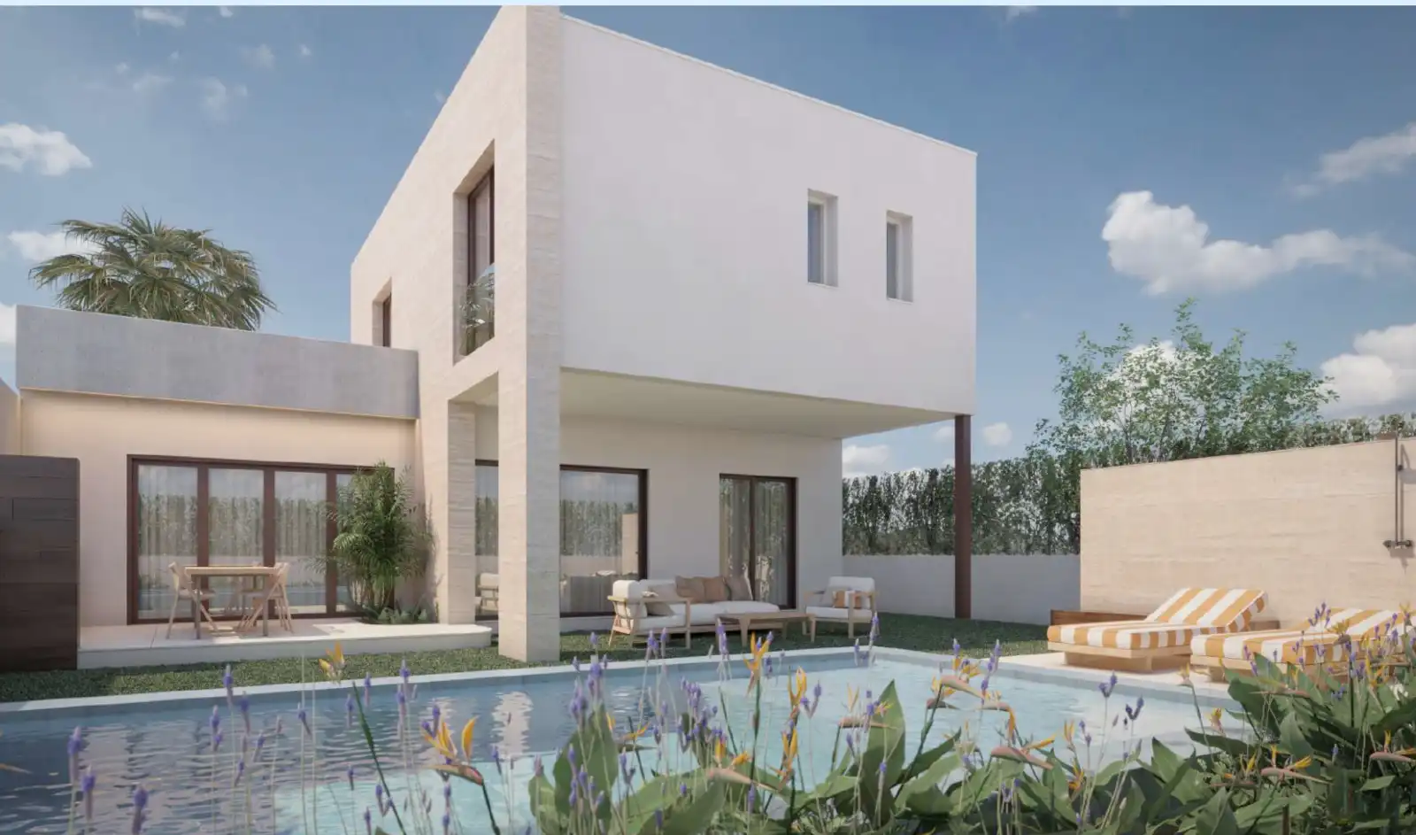 Garden of Detached homes for sale in Molina de Segura
