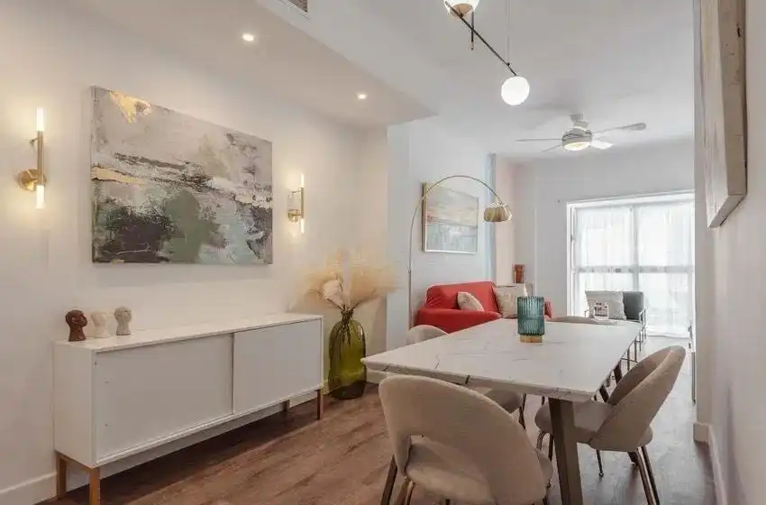 Menjador de Apartament en venda en Málaga amb Aire condicionat, Parquet i Traster