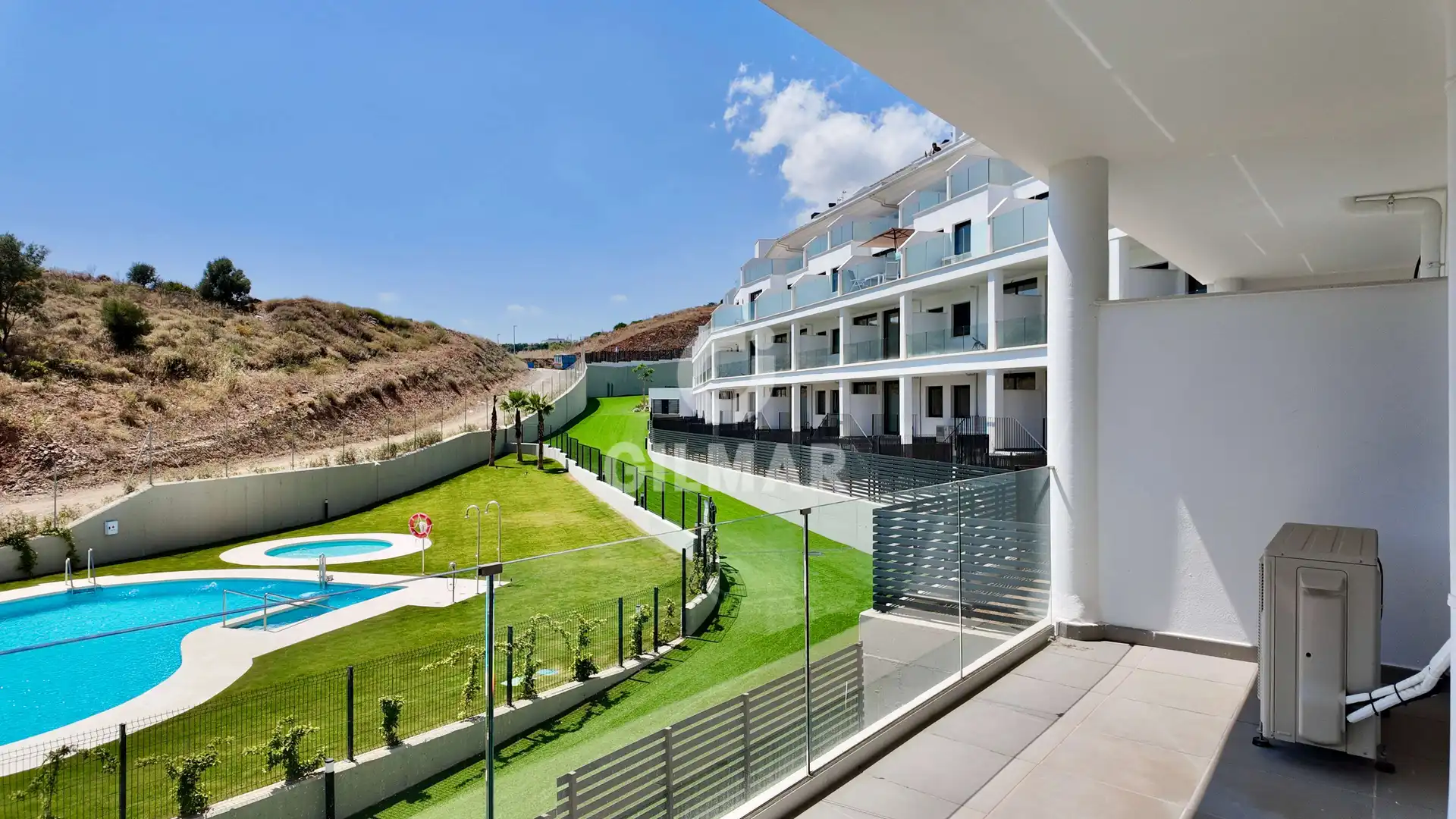 Terrace of Flat for sale in Fuengirola  with Heating, Private garden and Storage room