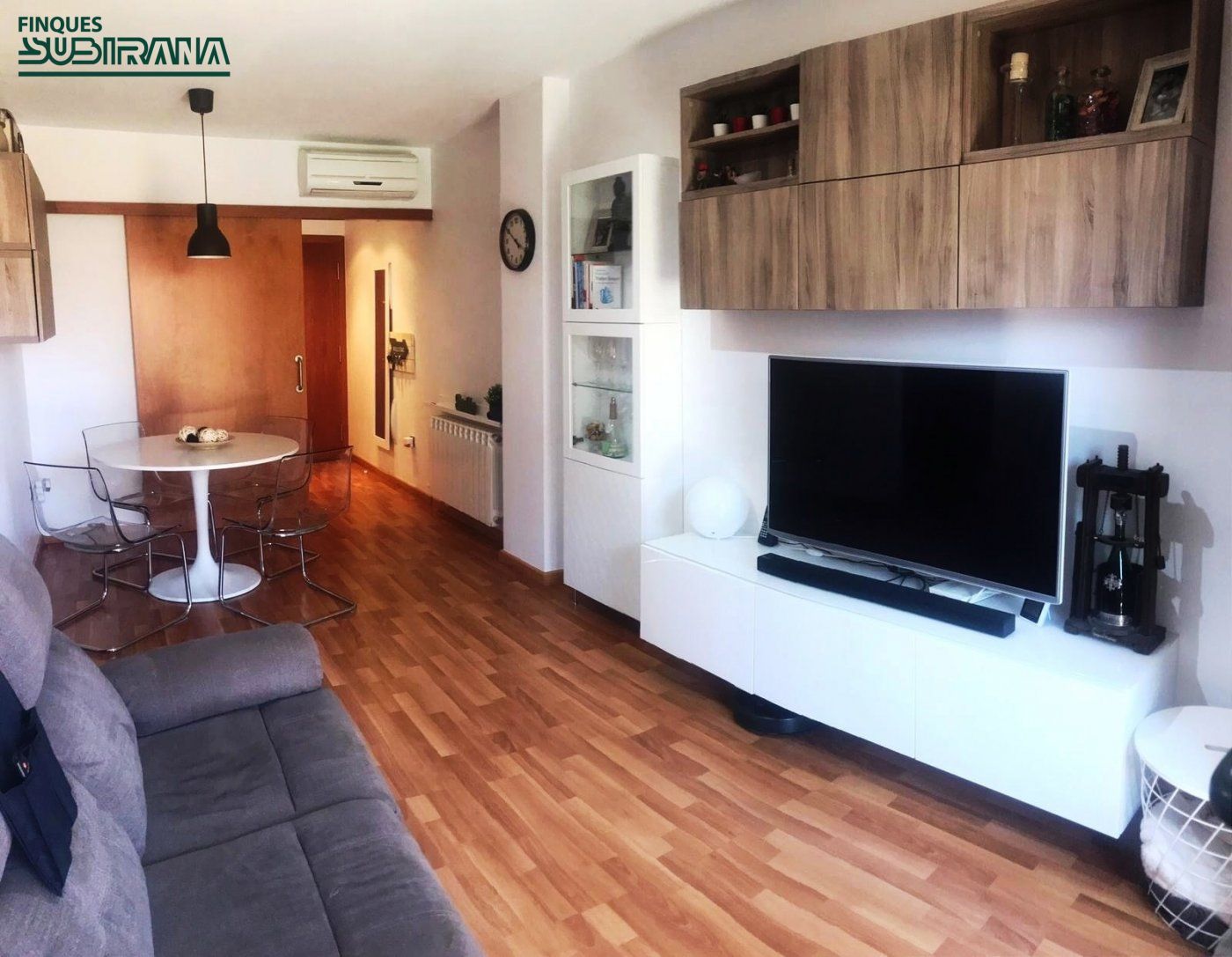 Sala de estar de Piso en venta en Igualada con Aire acondicionado, Calefacción y Parquet