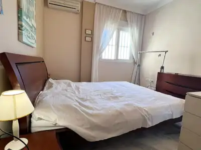 Dormitori de Casa adosada en venda en Mijas amb Aire condicionat, Calefacció i Terrassa