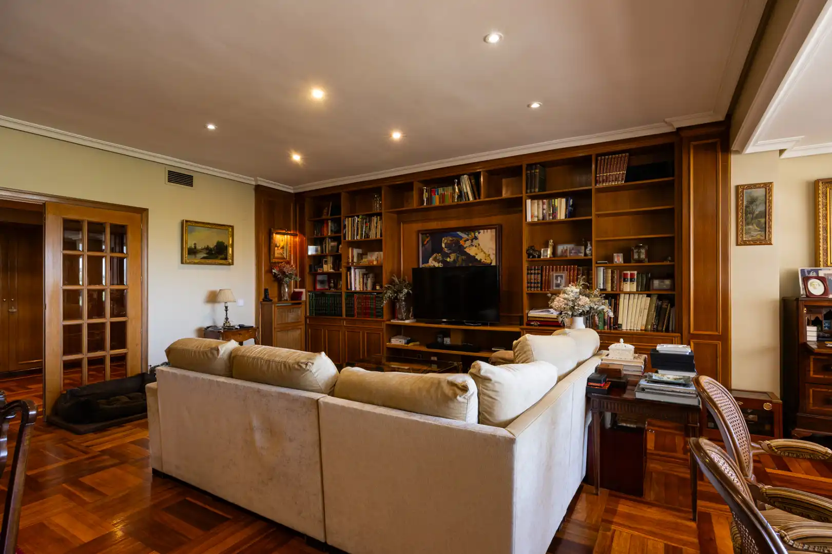 Sala de estar de Piso en venta en Madrid con Aire acondicionado, Calefacción y Jardín privado