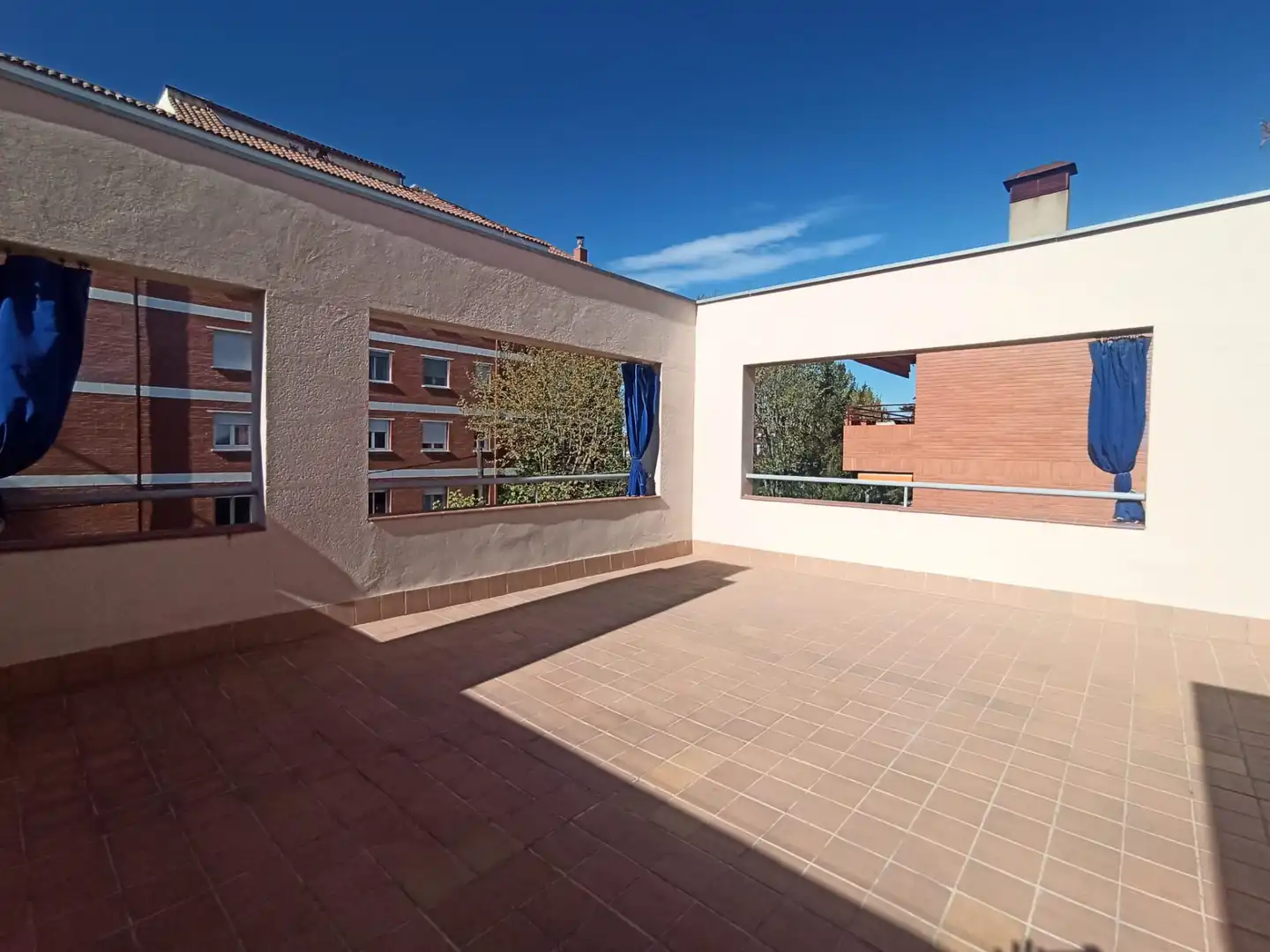 Terraza de Piso de alquiler en Sant Cugat del Vallès con Aire acondicionado, Calefacción y Parquet