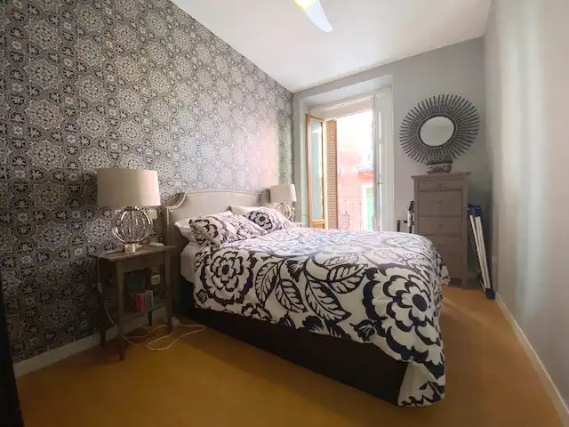 Schlafzimmer von Wohnung zum Verkauf in Madrid mit Klimaanlage, Heizung und Möbliert