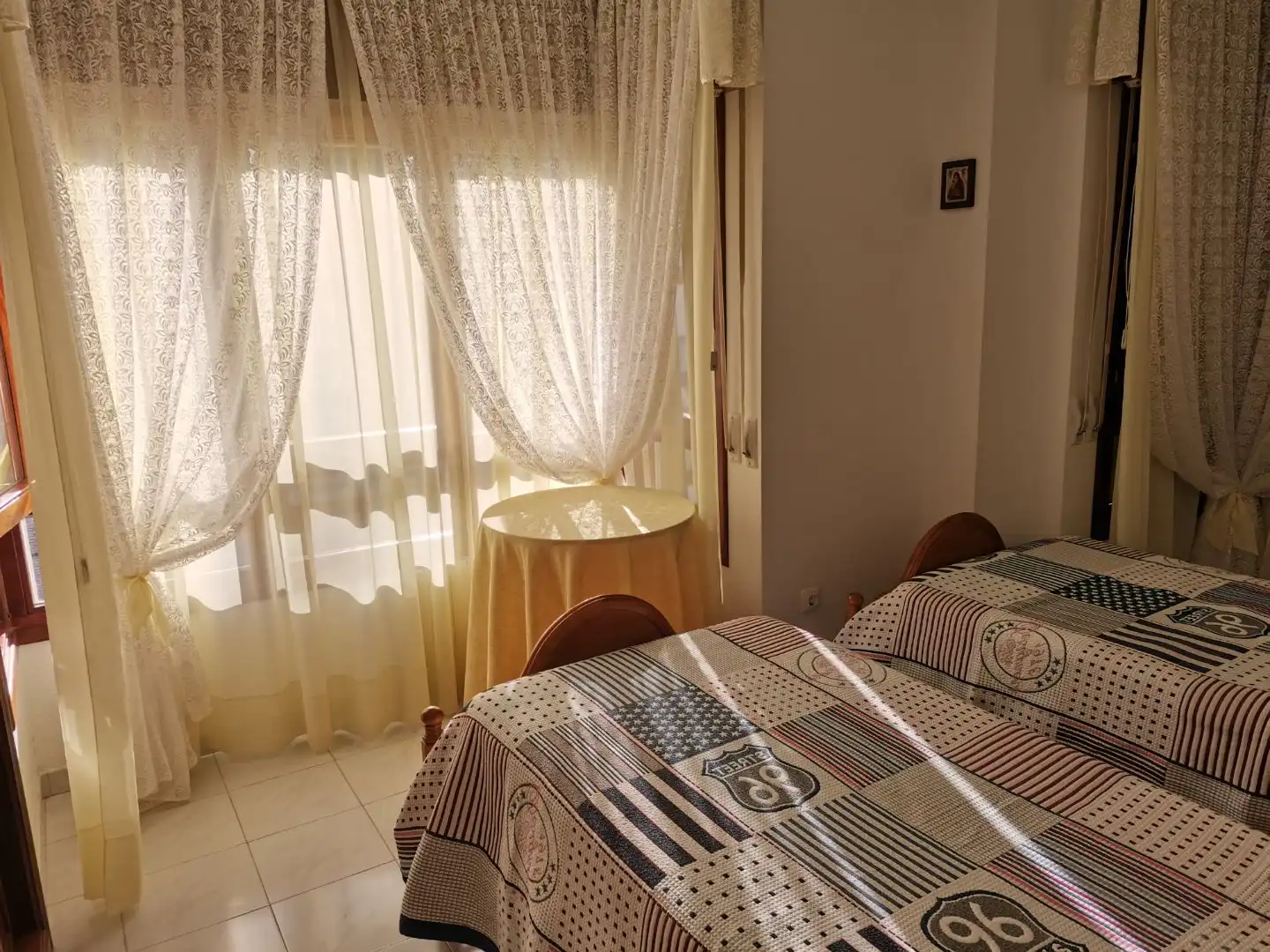 Schlafzimmer von Wohnung zur Miete in Noja mit Heizung, Privatgarten und Terrasse