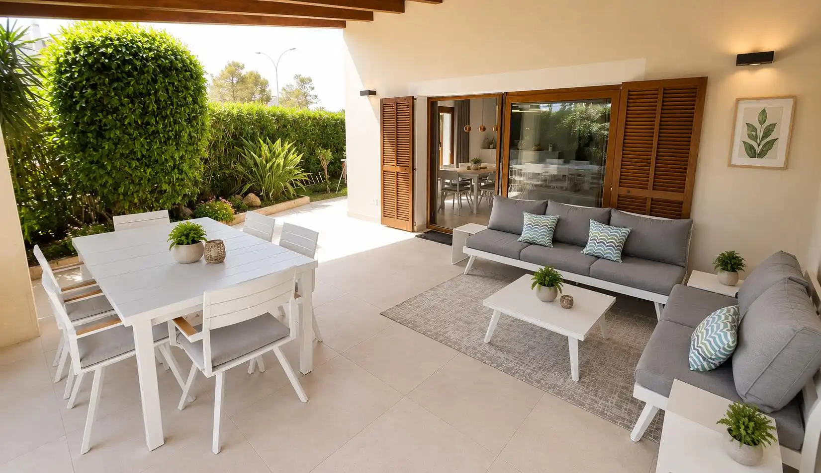 Terrassa de Casa o xalet en venda en Calvià amb Aire condicionat, Calefacció i Jardí privat