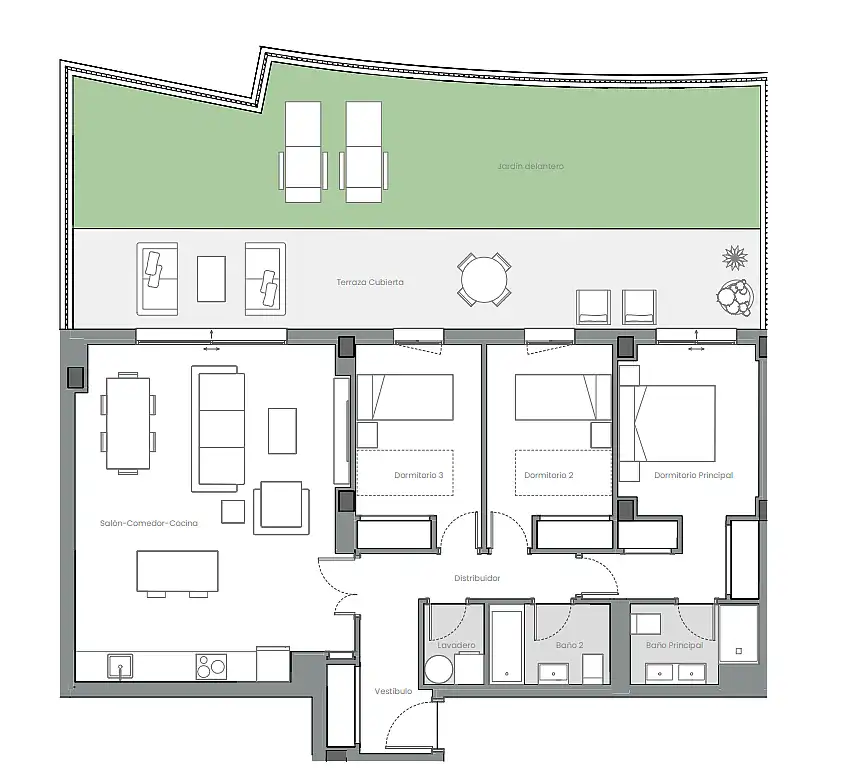 Apartament amb ascensor en venda a Playa Bahía Dorada, imagen 17