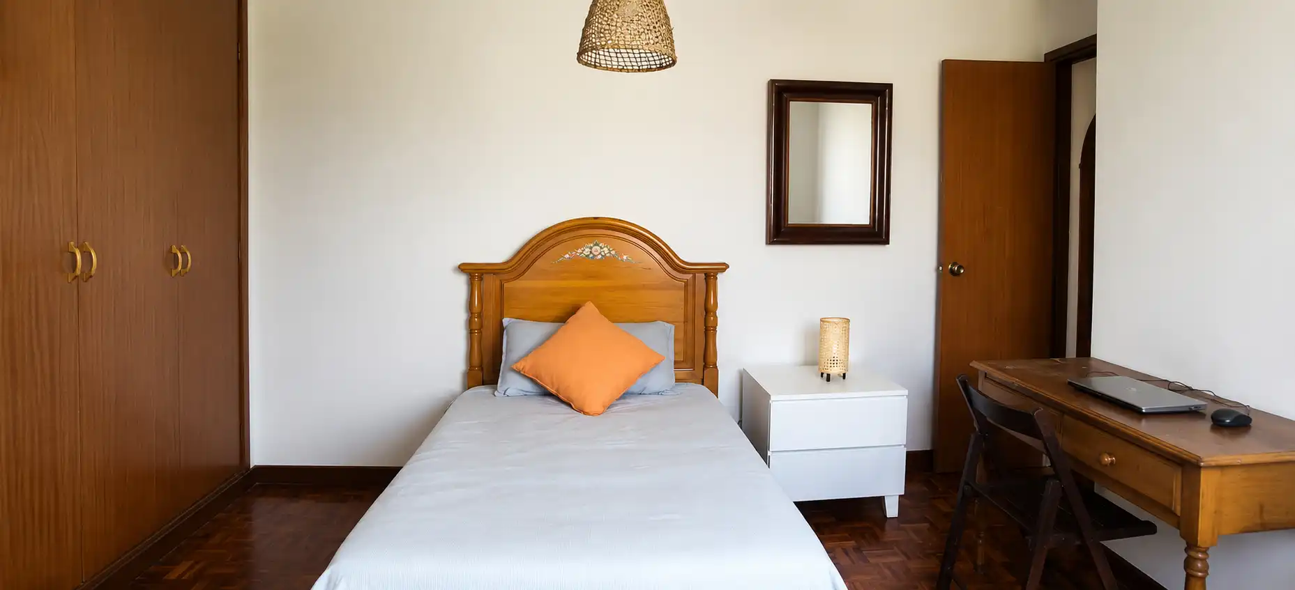 Bedroom of Flat for sale in Cedeira  with Heating, Parquet flooring and Furnished