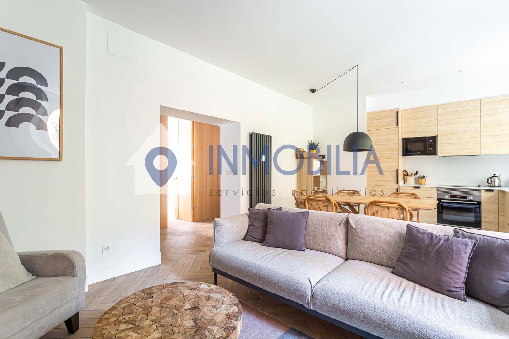 Living room of Flat for sale in  Madrid Capital  with Air Conditioner and Heating