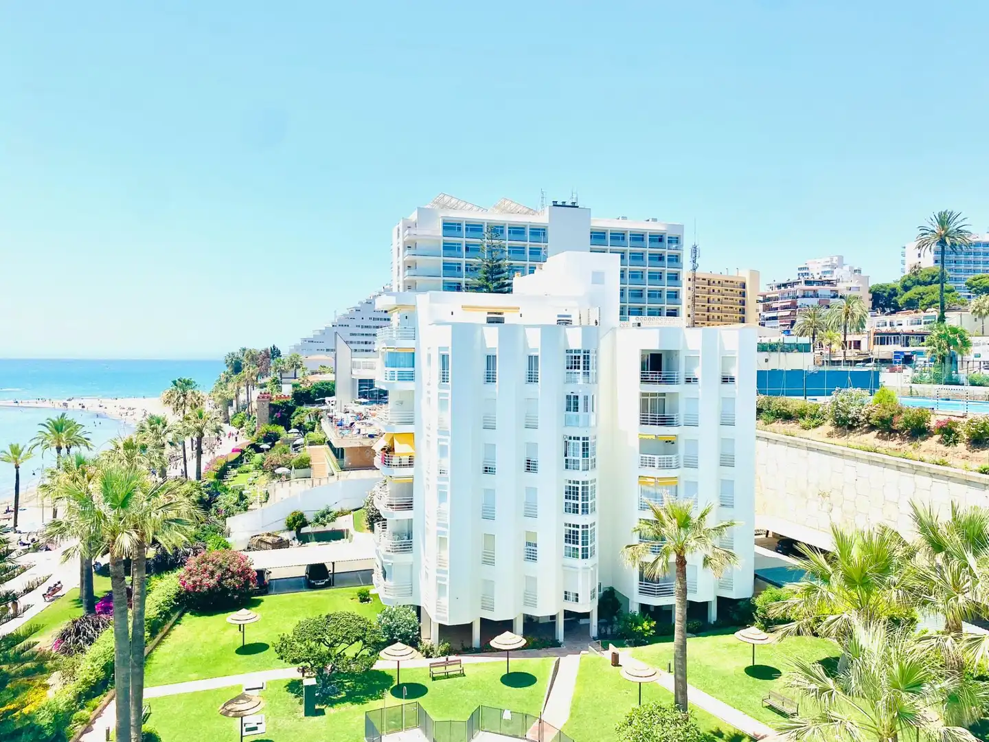 Außenansicht von Wohnung zur Miete in Benalmádena mit Klimaanlage, Terrasse und Möbliert