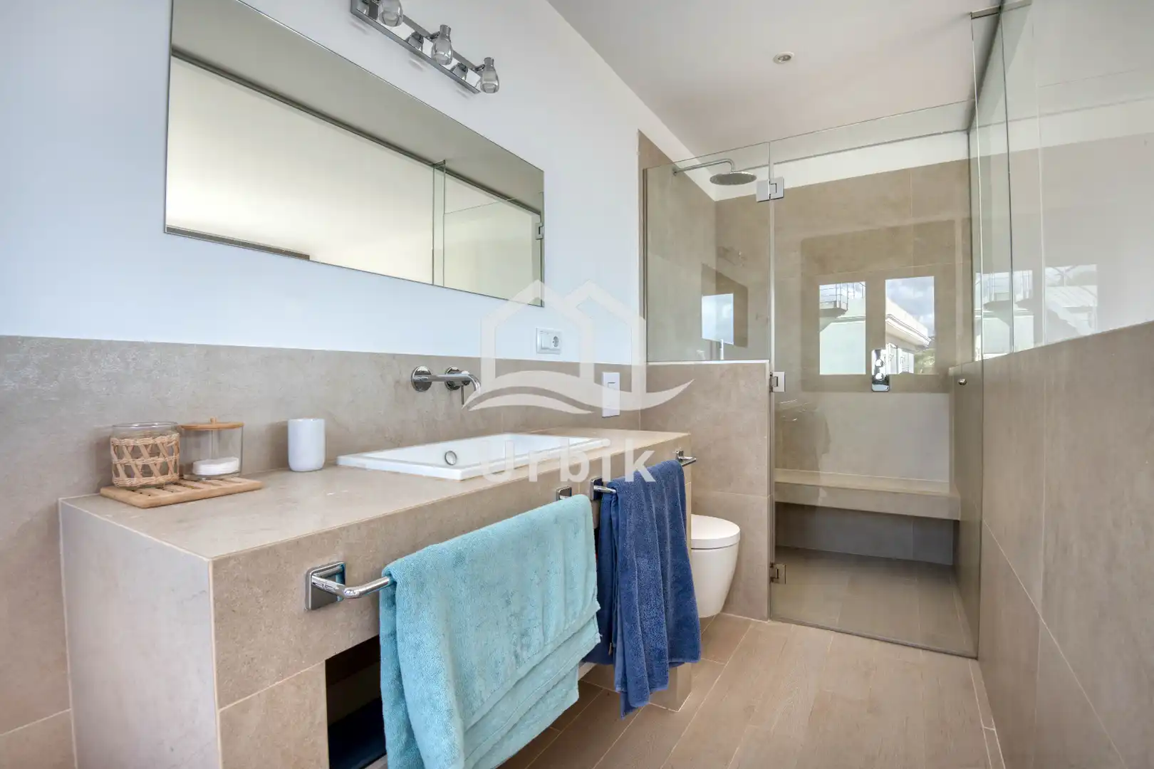 Bathroom of Houses for sale in Castell d'Aro, Platja d'Aro i s'Agaró  with Air Conditioner, Private garden and Terrace