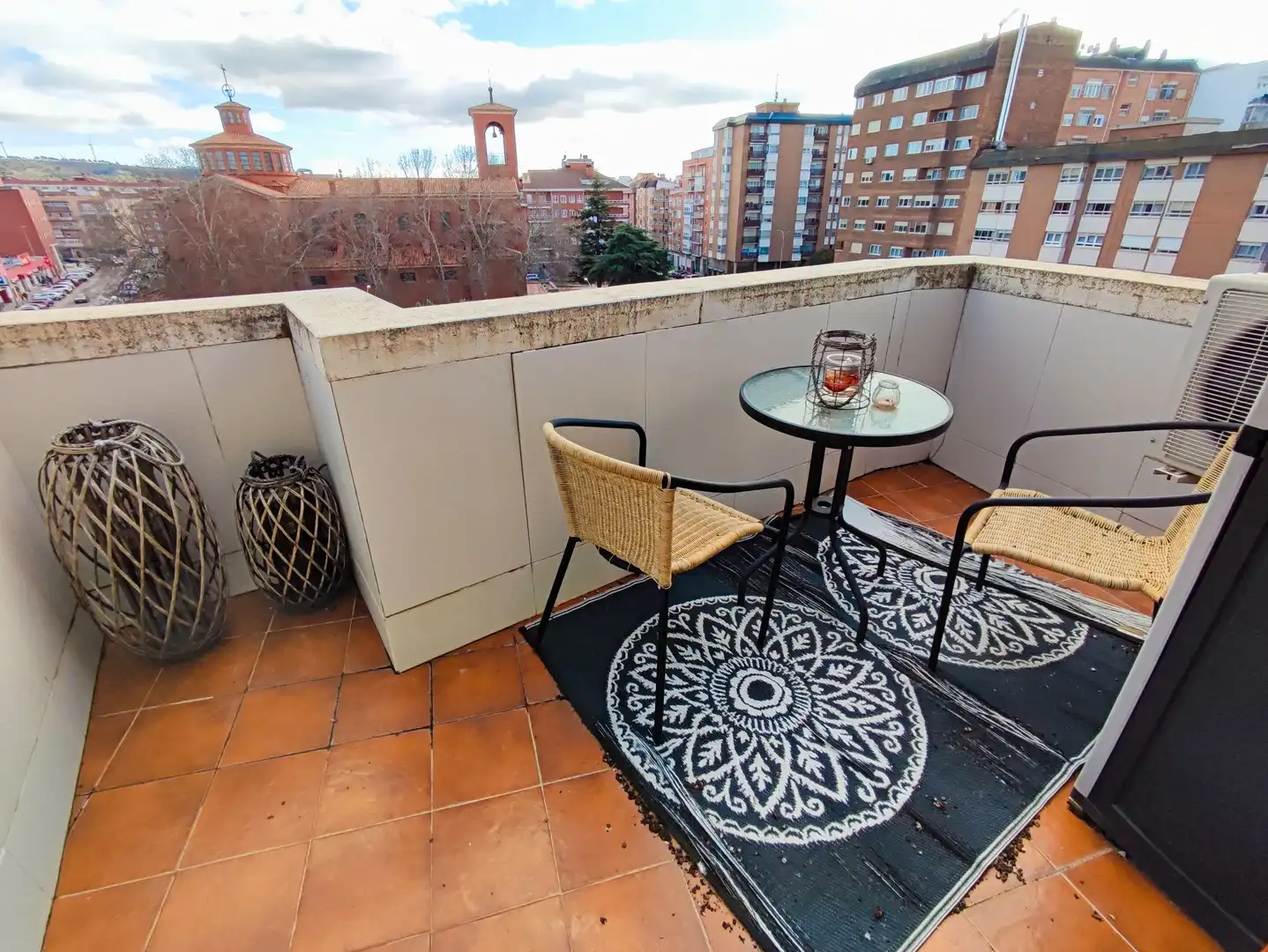 Terrace of Attic for sale in Palencia  with Air Conditioner, Heating and Parquet flooring