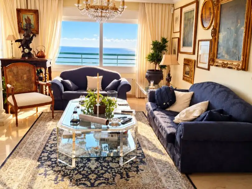 Sala d'estar de Apartament en venda en Benidorm amb Aire condicionat i Terrassa