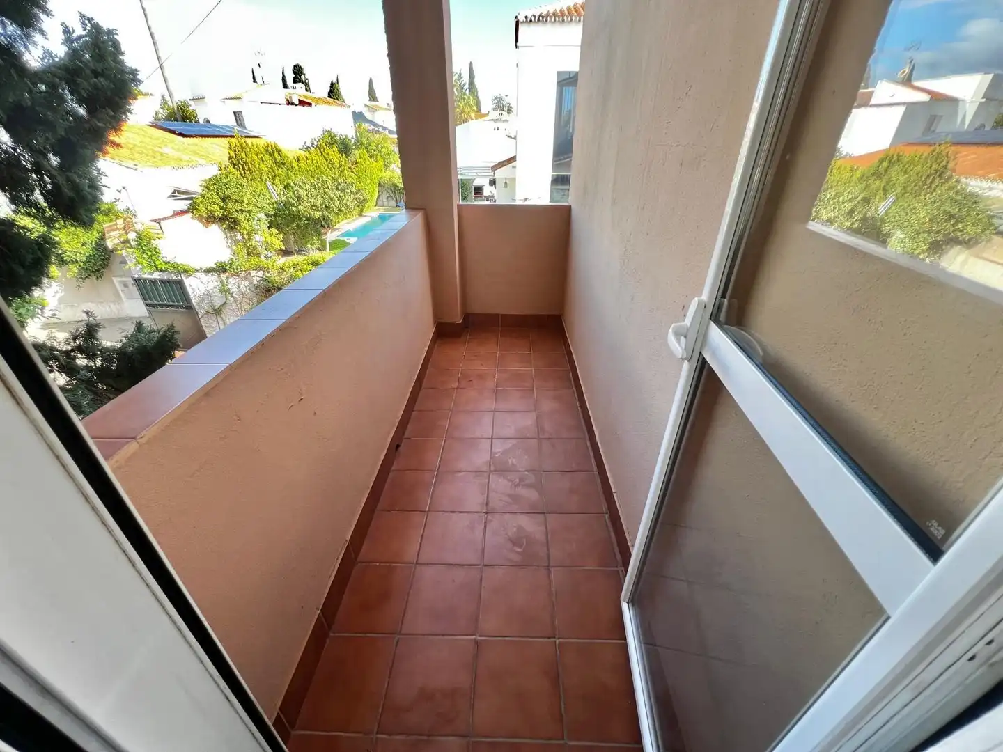 Terrassa de Casa o xalet en venda en Málaga amb Aire condicionat, Calefacció i Jardí privat