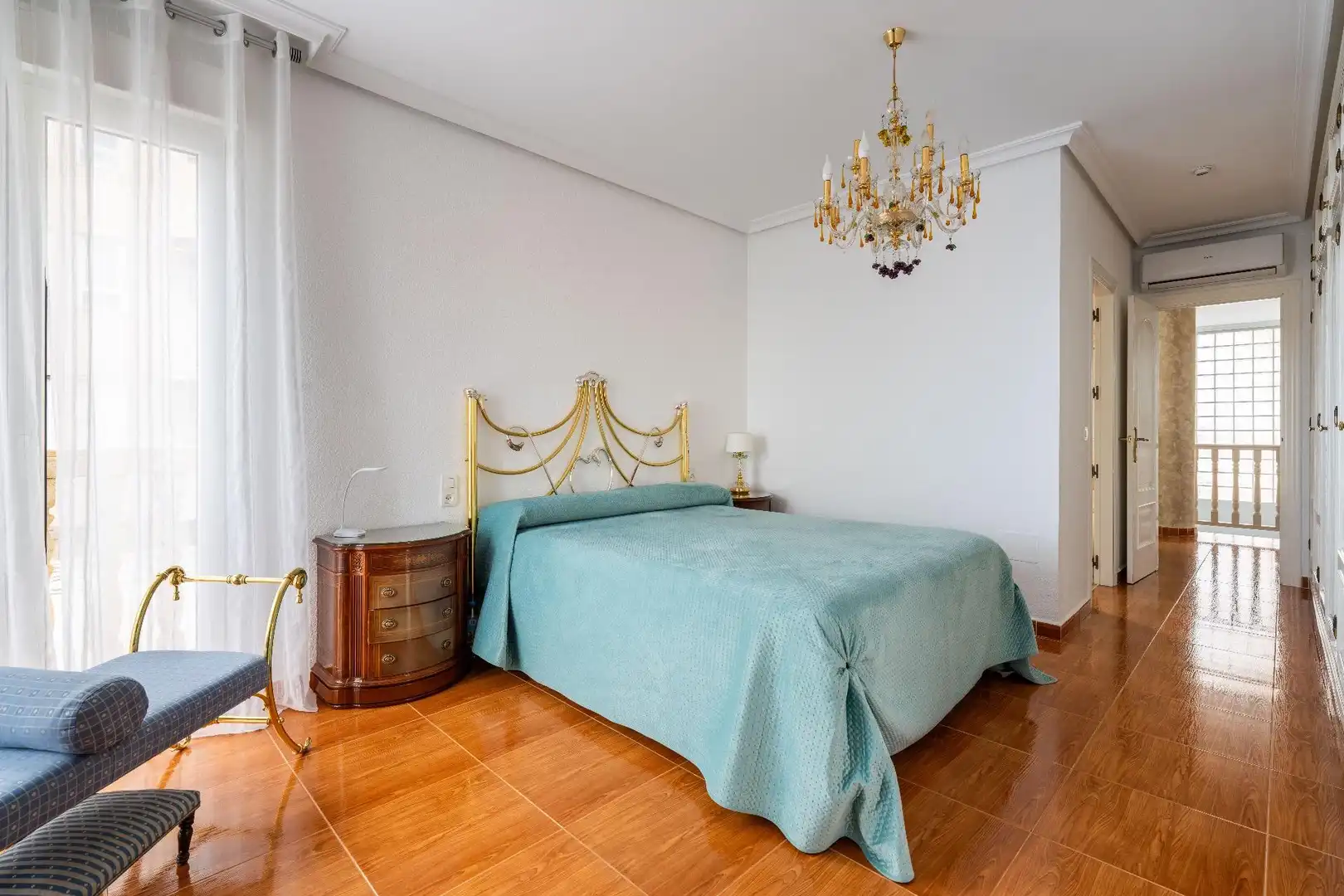 Bedroom of Houses for sale in Roquetas de Mar  with Air Conditioner, Private garden and Terrace