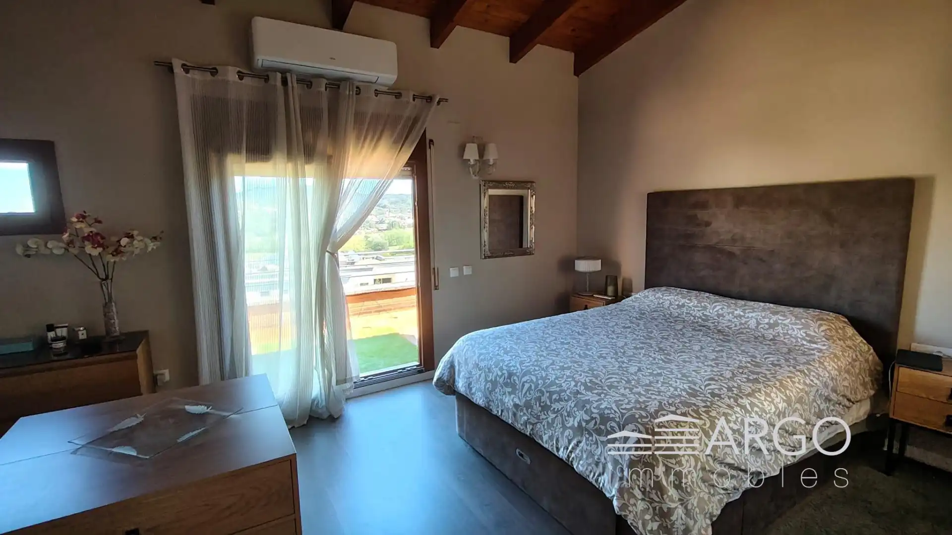 Habitación de Casa o chalet en venta en Vallromanes con Aire acondicionado, Calefacción y Jardín privado