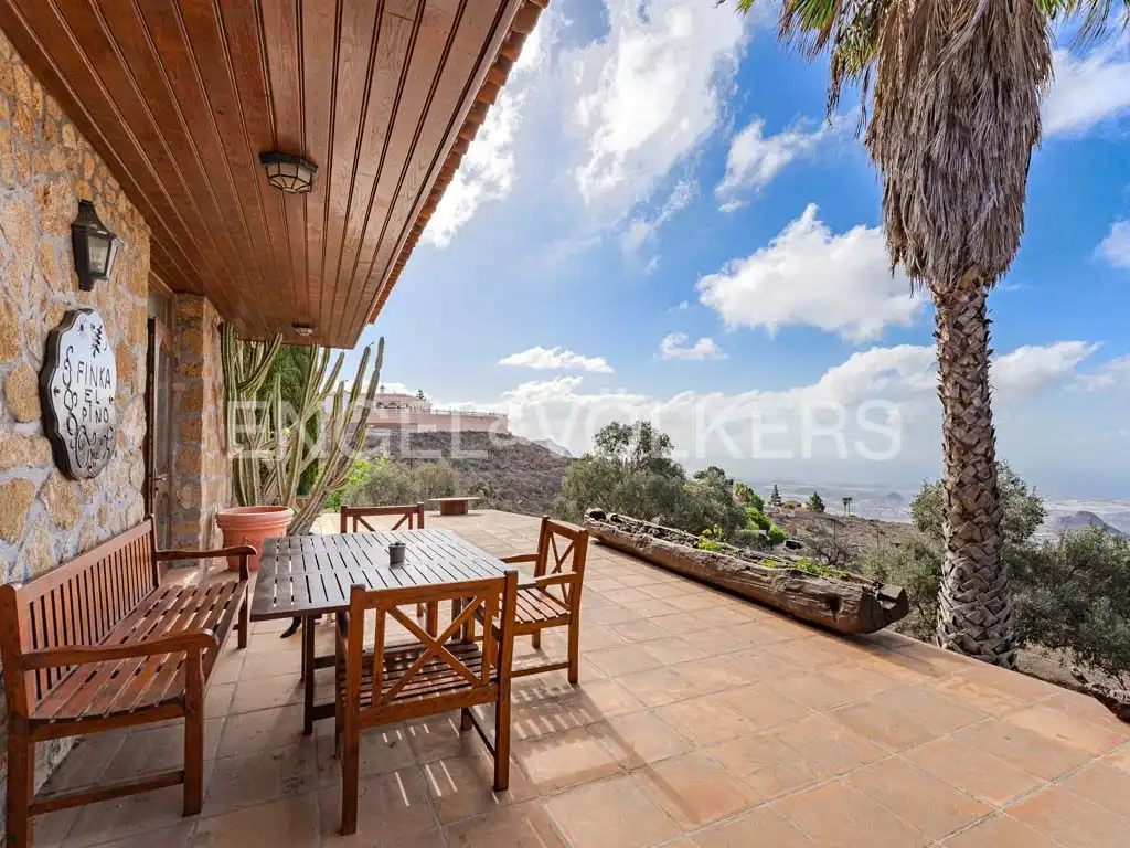 Terrassa de Casa o xalet en venda en Arona pueblo