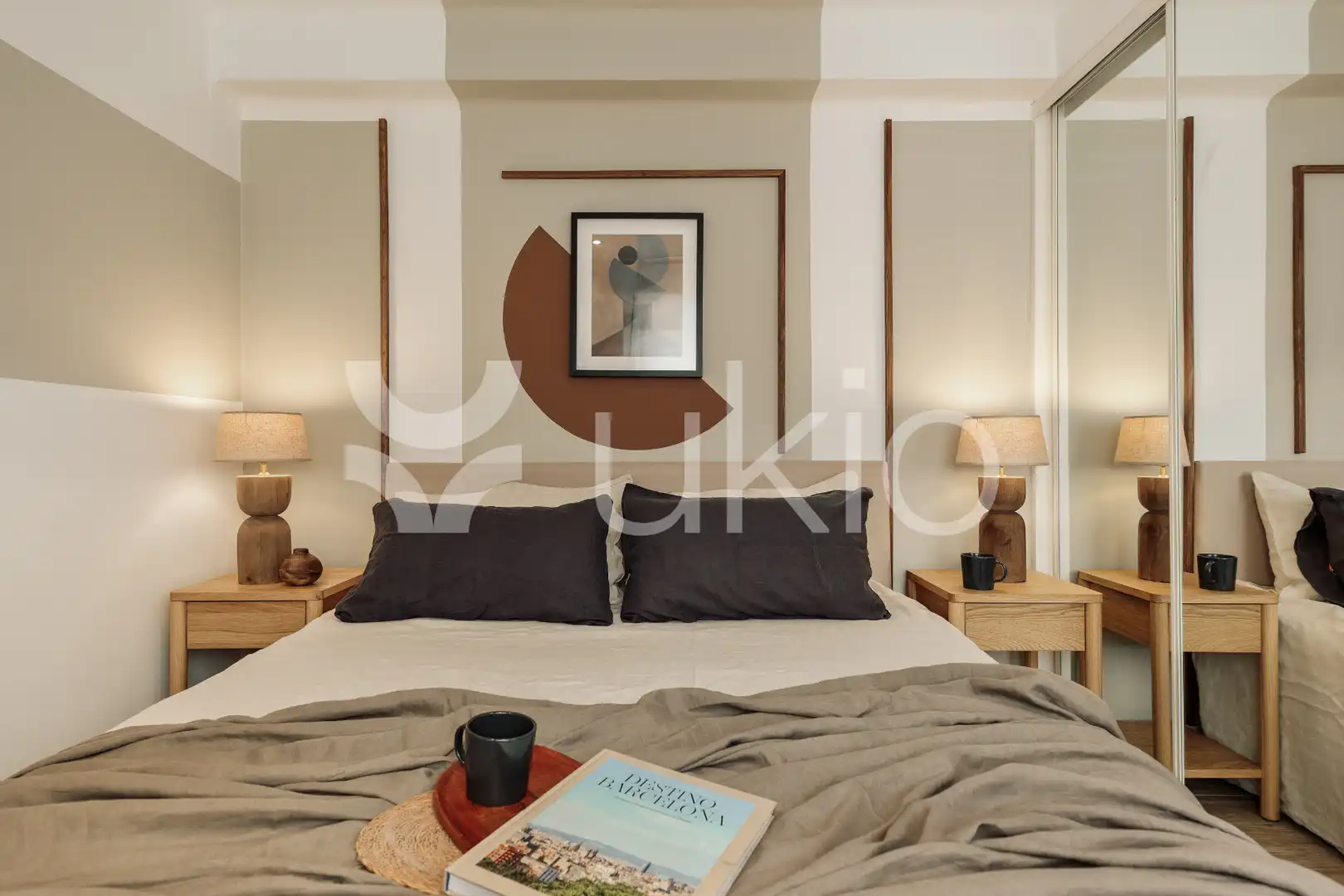 Habitación de Apartamento de alquiler en Barcelona con Aire acondicionado, Calefacción y Terraza