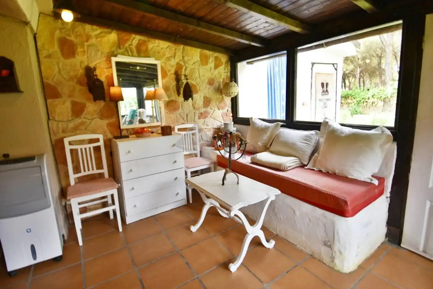Terraza de Casa o chalet en venta en Olmedo con Calefacción, Jardín privado y Piscina comunitaria