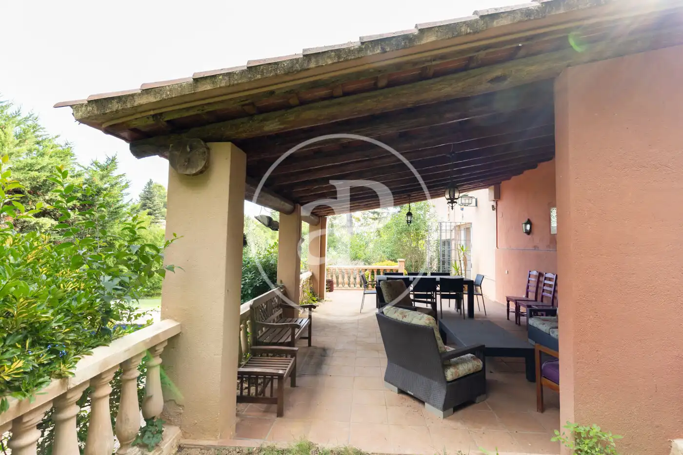 Terraza de Casa o chalet en venta en Cerdanyola del Vallès con Aire acondicionado, Calefacción y Jardín privado