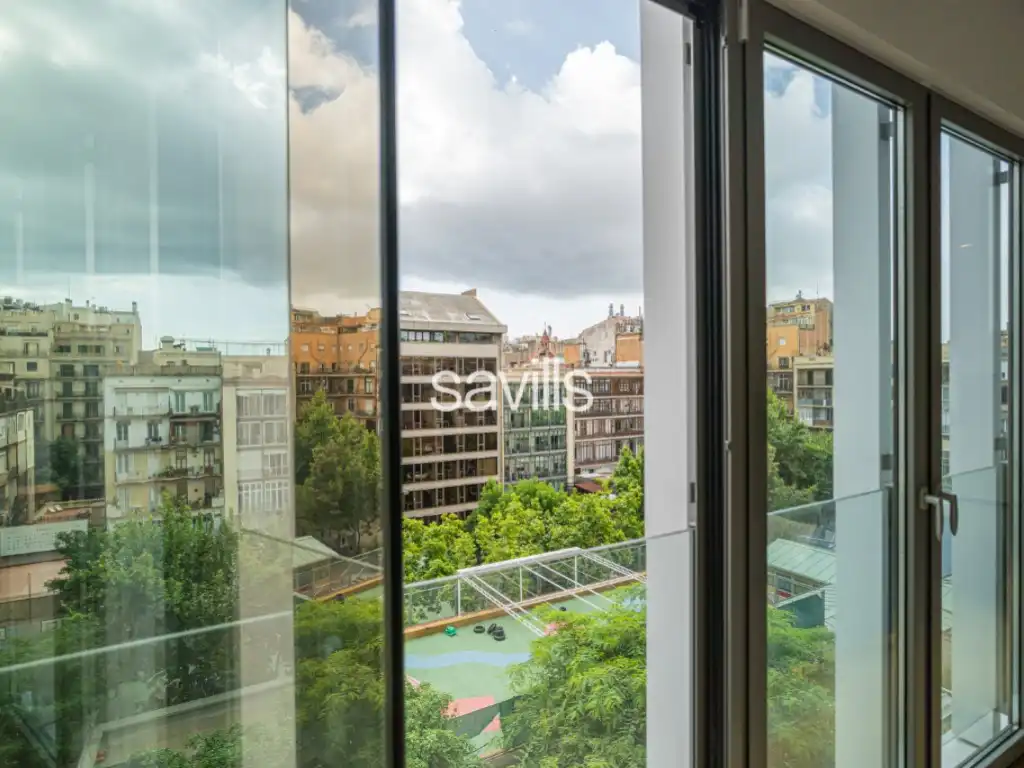 Schlafzimmer von Wohnungen zur Miete in Barcelona mit Klimaanlage und Möbliert